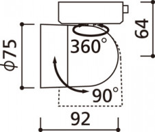 ODELIC �����ǥ�å� ���ݥåȥ饤�� OS256409 �̿�3