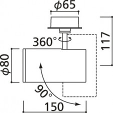ODELIC ǥå ݥåȥ饤 OS256440 ̿4