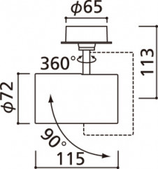 ODELIC �����ǥ�å� ���ݥåȥ饤�� OS256499ND �̿�5