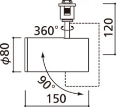 ODELIC �����ǥ�å� ���ݥåȥ饤�� OS256509 �̿�4