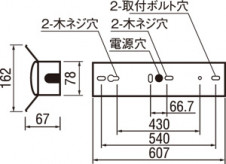 ODELIC �����ǥ�å� �١����饤�� XL501010P1A �̿�1