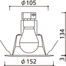 ODELIC �����ǥ�å� ������饤�� OD301080ND �̿�3