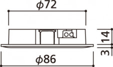 ODELIC �����ǥ�å� ������饤�� OD301083 �̿�5