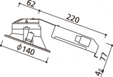 ODELIC �����ǥ�å� ������饤�� OD361251BC �̿�5