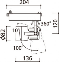 ODELIC �����ǥ�å� ���ݥåȥ饤�� XS412113H �̿�2