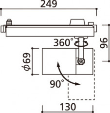 ODELIC �����ǥ�å� ���ݥåȥ饤�� XS513120BC �̿�5