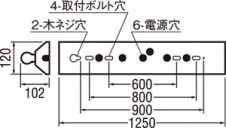 ODELIC �����ǥ�å� �١����饤�� XL551190R2H �̿�4