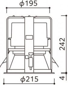 ODELIC �����ǥ�å� ������饤�� XD301190 �̿�3
