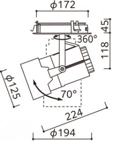ODELIC �����ǥ�å� ������饤�� XD404021 �̿�2