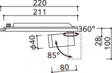 ODELIC �����ǥ�å� ���ݥåȥ饤�� XS614107H �̿�4