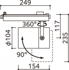 ODELIC �����ǥ�å� ���ݥåȥ饤�� XS513184BC �̿�5