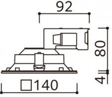 ODELIC �����ǥ�å� ������饤�� OD261191R �̿�5