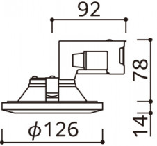 ODELIC ǥå 饤 OD261672R ̿5