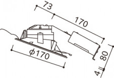 ODELIC ǥå 饤 OD261875R ̿5
