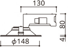 ODELIC ǥå 饤 OD361166R ̿5