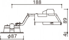 ODELIC ǥå 饤 OD361405BCR ̿5