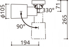 ODELIC �����ǥ�å� ���ݥåȥ饤�� OS047261LR �̿�6