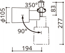 ODELIC �����ǥ�å� ���ݥåȥ饤�� OS047262NR �̿�6
