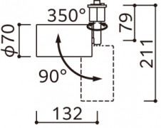 ODELIC �����ǥ�å� ���ݥåȥ饤�� OS256060NR �̿�6