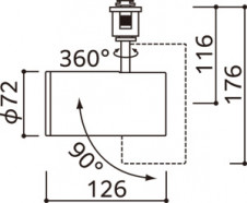 ODELIC ǥå ݥåȥ饤 OS256518R ̿6