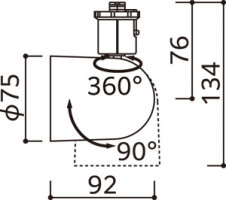 ODELIC ǥå ݥåȥ饤 OS256561BR ̿5
