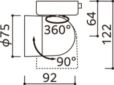 ODELIC ǥå ݥåȥ饤 OS256566BR ̿6