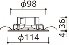 ODELIC �����ǥ�å� ������饤�� OD361544R �̿�4
