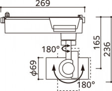 ODELIC �����ǥ�å� ���ݥåȥ饤�� OS030013BR �̿�6