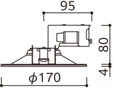 ODELIC ǥå ƥꥢ饤 OD261810R ̿2
