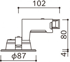 ODELIC ǥå ƥꥢ饤 OD361031R ̿2