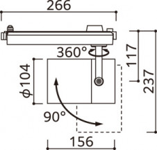 ODELIC ǥå ݥåȥ饤 XS511154R ̿4