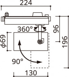 ODELIC ǥå ݥåȥ饤 XS513122CR ̿5