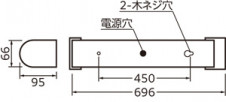 ODELIC �����ǥ�å� LED ���å���饤�� OL551565R �̿�4