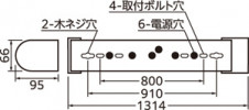 ODELIC �����ǥ�å� LED ���å���饤�� OL551566R �̿�4