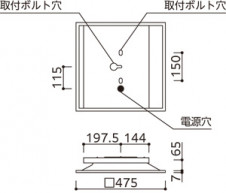 ODELIC �����ǥ�å� LED �١����饤�� XD466032P1D �̿�4