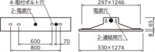 ODELIC �����ǥ�å� LED �١����饤�� XD504011R6A �̿�4
