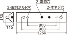 ODELIC �����ǥ�å� LED �١����饤�� XG554078R �̿�4