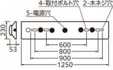 ODELIC �����ǥ�å� LED �١����饤�� XL501005R6C �̿�4