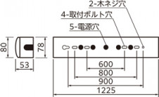 ODELIC �����ǥ�å� LED �١����饤�� XL501008R3C �̿�4