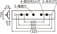 ODELIC �����ǥ�å� LED �١����饤�� XL501060R2A �̿�4