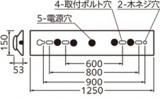 ODELIC �����ǥ�å� LED �١����饤�� XL501102R5A �̿�4