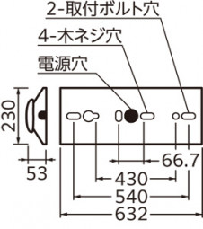 ODELIC �����ǥ�å� LED �١����饤�� XL501104R4E �̿�4