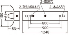 ODELIC �����ǥ�å� LED �١����饤�� XL551532R1M �̿�4