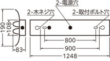 ODELIC �����ǥ�å� LED �١����饤�� XL551533R �̿�4