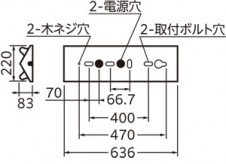 ODELIC �����ǥ�å� LED �١����饤�� XL551652R �̿�4