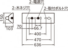 ODELIC �����ǥ�å� LED �١����饤�� XL551653R �̿�4