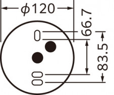 ODELIC �����ǥ�å� LED ����������󥰥饤�� OL291279WR �̿�4