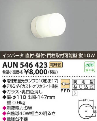 �������߾��� KOIZUMI �ɱ����֥饱�å� AUN546423 ���β���