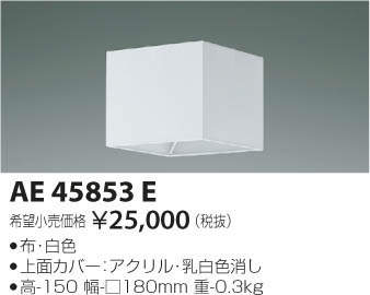 ߾ KOIZUMI  AE45853E ᥤ̿