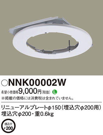 Panasonic ¾° NNK00002W ᥤ̿